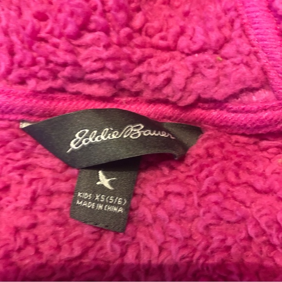 Eddie Bauer Fleece Hooded Jacket - Picture 6 of 6